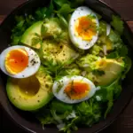 cheap keto meals avocado egg salad