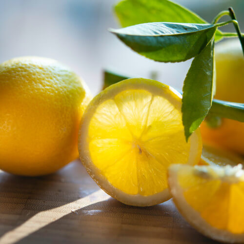 lemons on a table