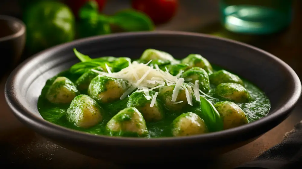 vegan gnocchi recipe in a bowl
