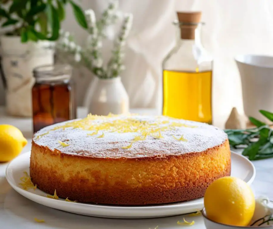 vegan olive oil cake